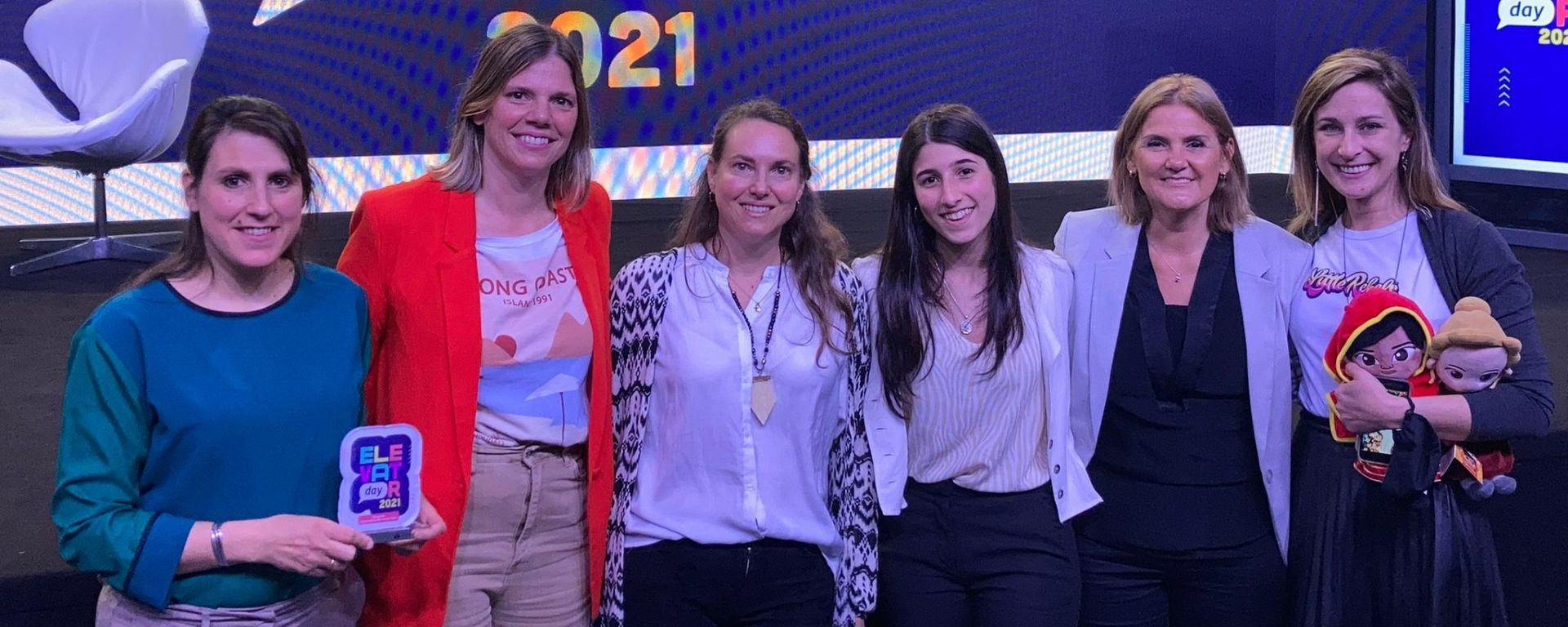 Emprendedoras de Initium en el Elevator Day 2021 de Banco Santander 