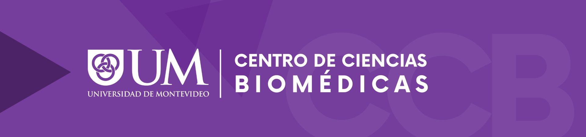 Encabezado formulario de inscripción CCB Ciencias Biomédicas de la Universidad de Montevideo