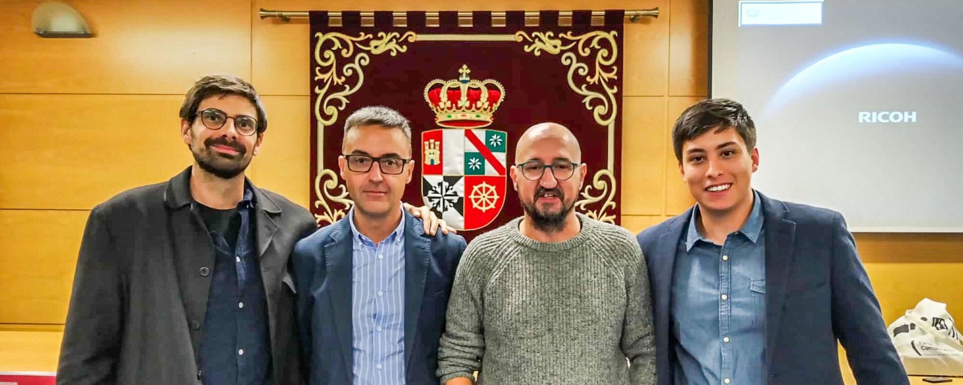 Docente y alumno de la UM expusieron en la Universidad de Castilla-La Mancha