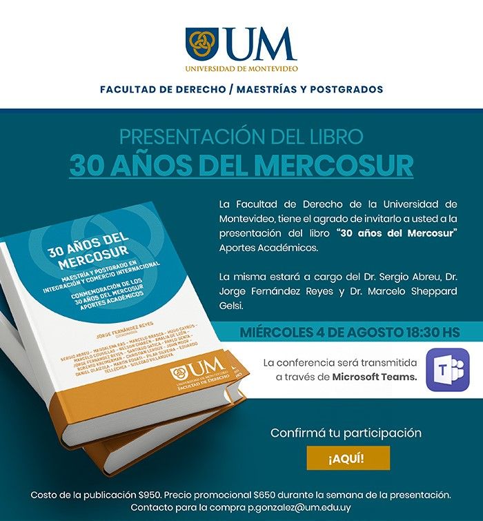 Presentación del libro "30 años del Mercosur"