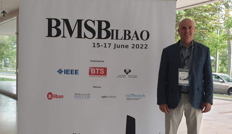 Sotelo realiza presentación de Paper en IEEE BMSB