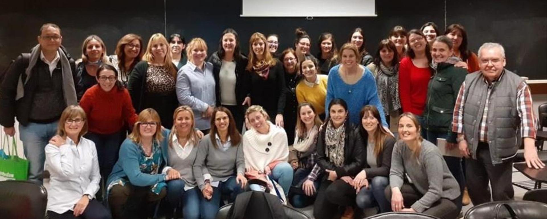 Foto: grupo de trabajo en Educación Emocional de la Facultad de Humanidades y Educación en la Universidad de Montevideo (2018)