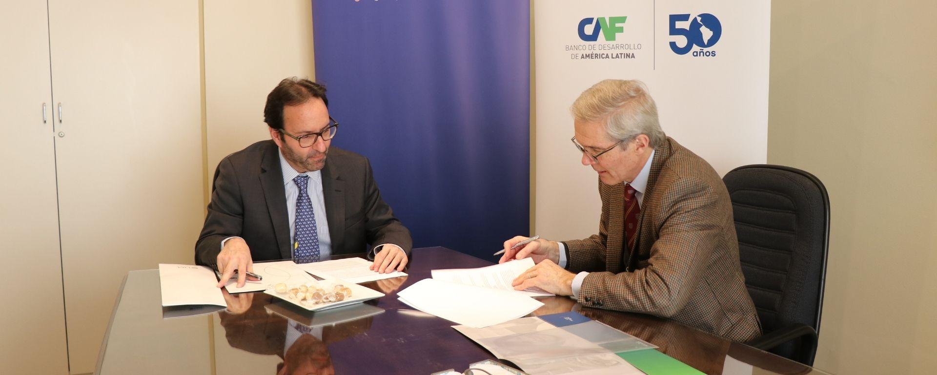 CAF y UM firmaron acuerdo de colaboración