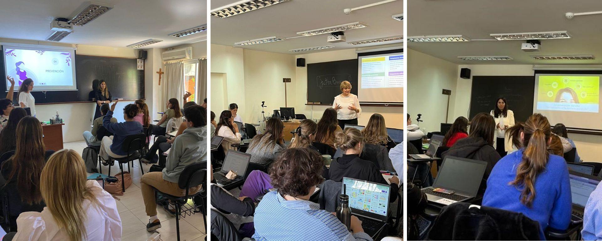 Visitas de expertas en las aulas de la Licenciatura en Psicología Visitas de expertas en las aulas de la Licenciatura en Psicología